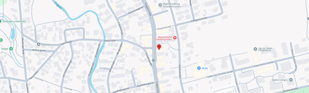 Anfahrt Hautzentrum Schwabmünchen